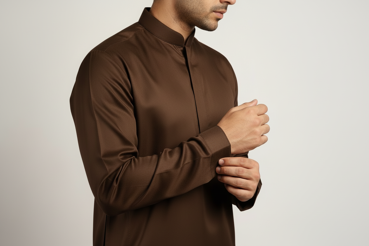 The color should be dark brown